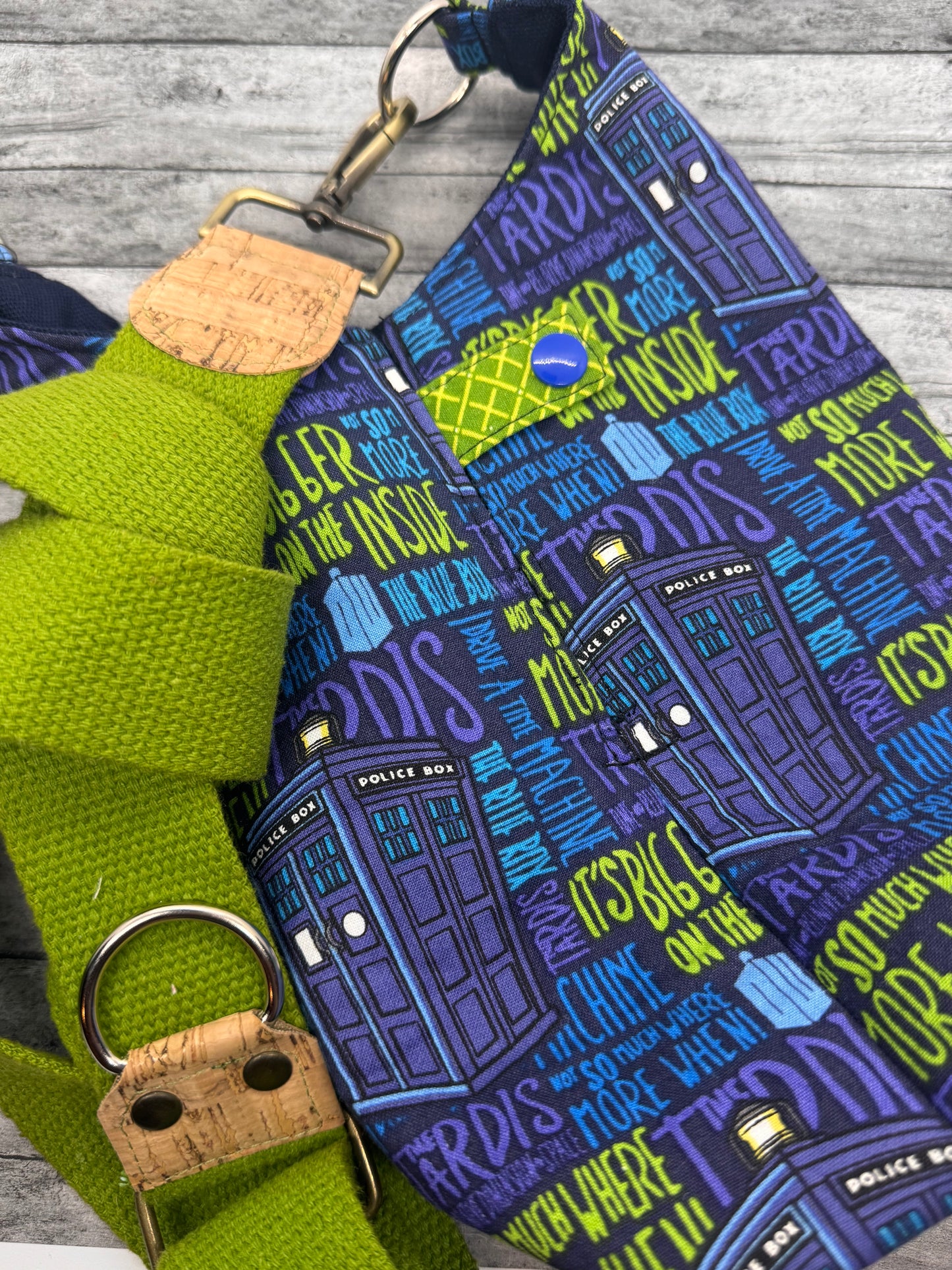 Sip & Stroll Crosbody - Time Traveler's Blue