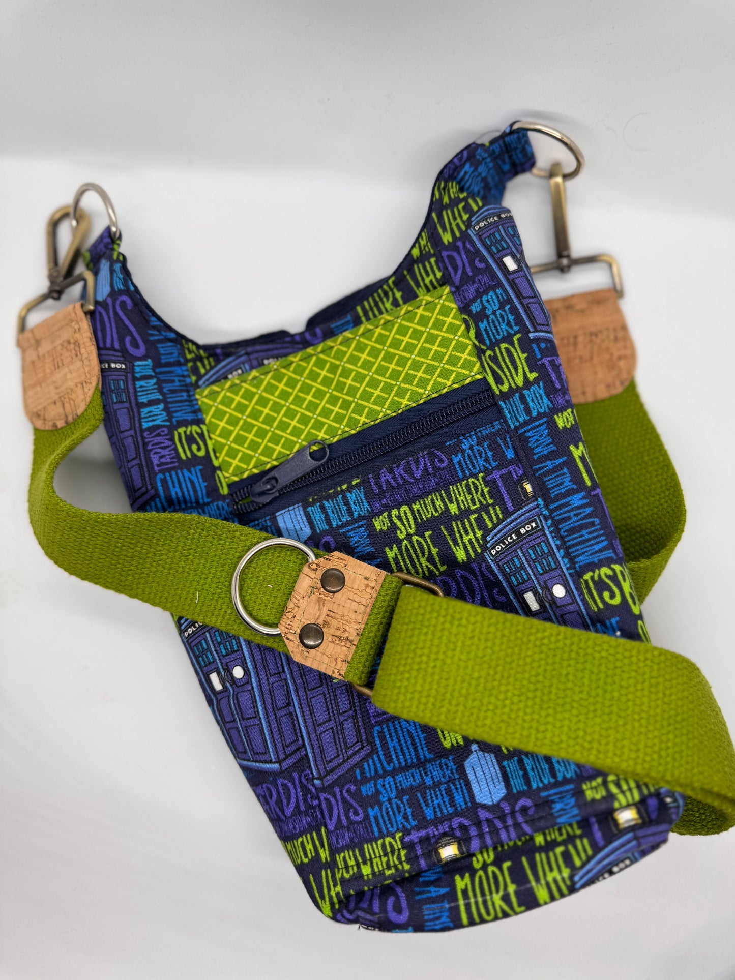 Sip & Stroll Crosbody - Time Traveler's Blue