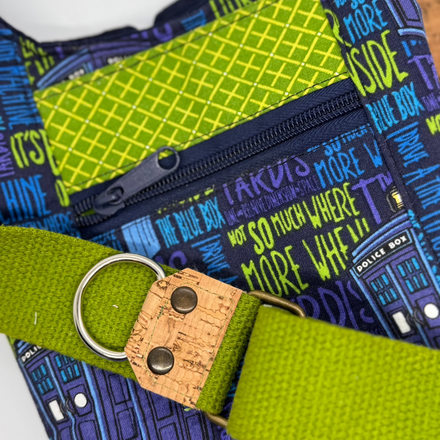 Sip & Stroll Crosbody - Time Traveler's Blue