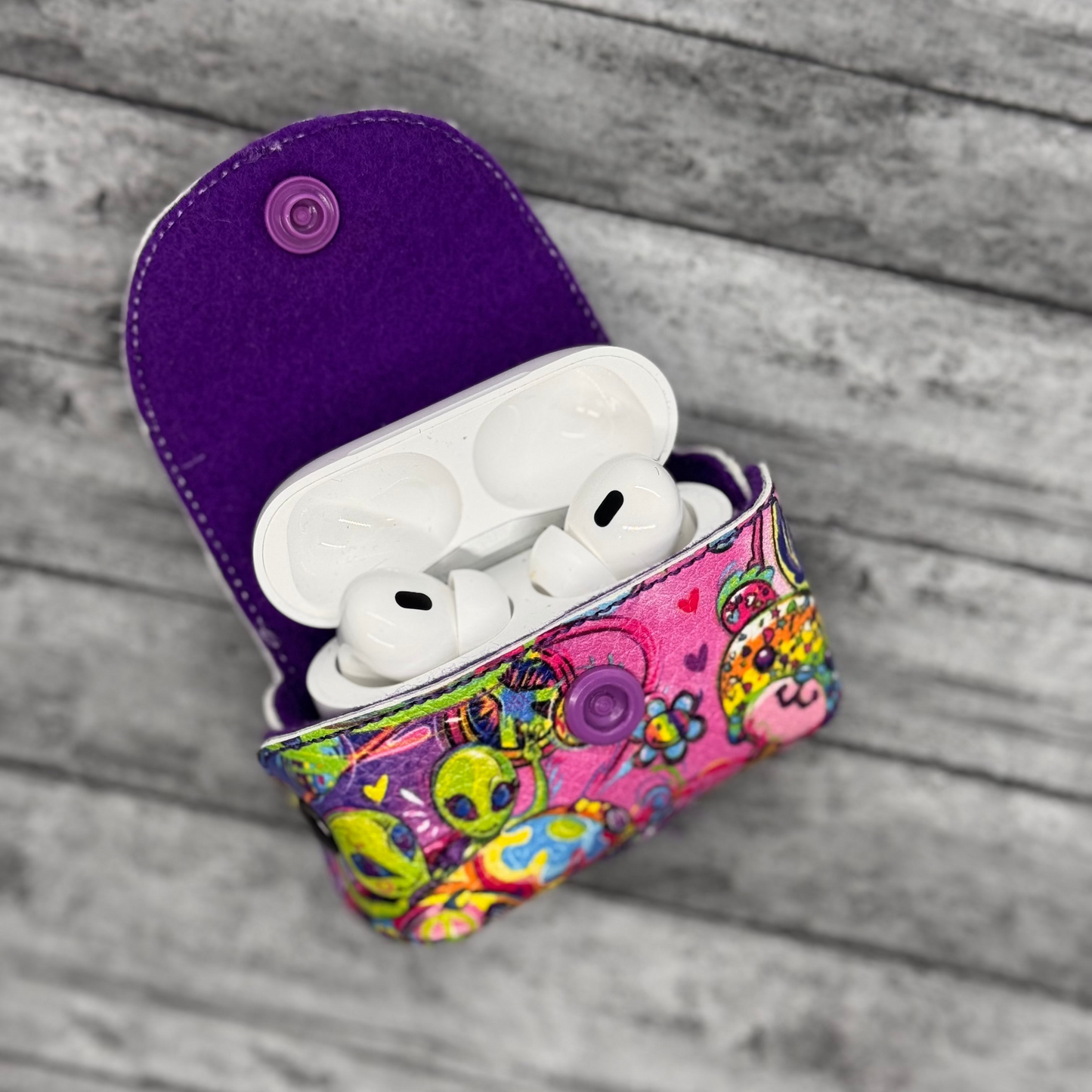 Vinyl AirPod Pro Case with Snap Hook - Spectral Manor