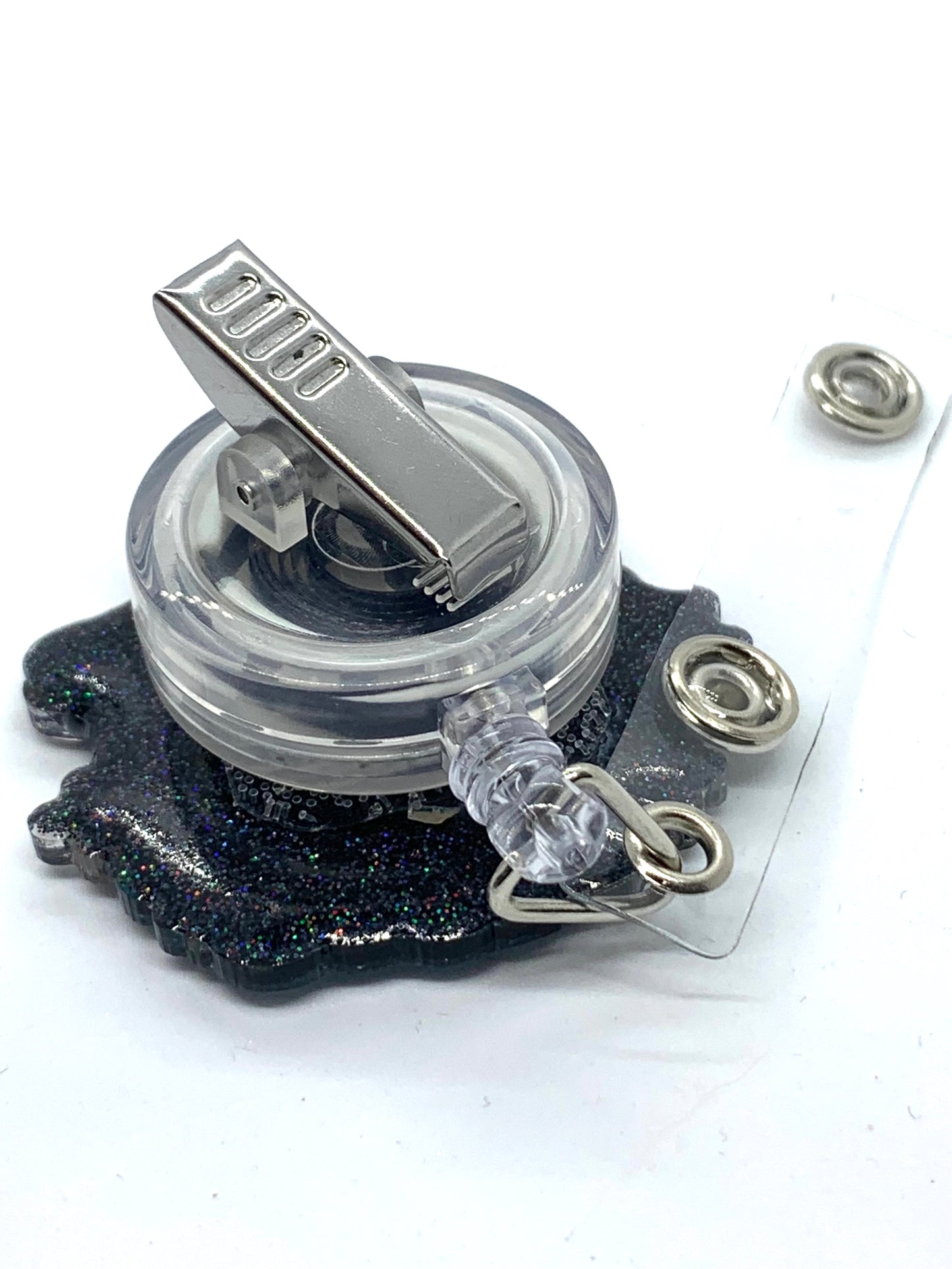 "Too Much PANIC Not Enough Disco" Interchangeable Badge Reel Topper
