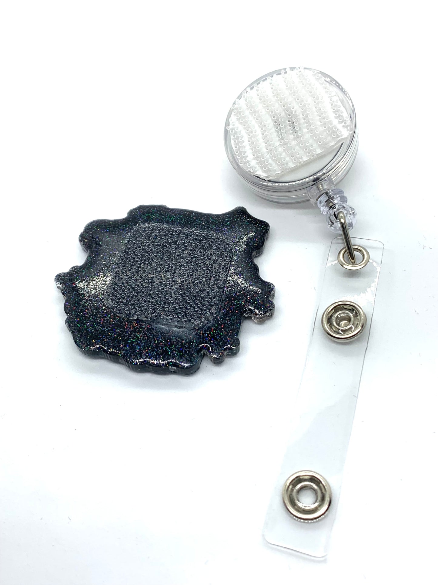 "Too Much PANIC Not Enough Disco" Interchangeable Badge Reel Topper